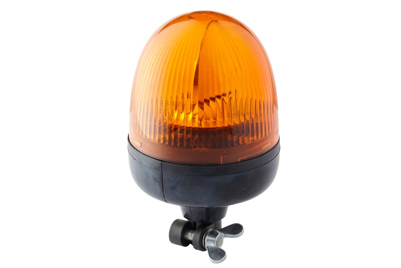 Hella 009506011 KL Rotacompact Flex Mount Beacon Warning Light, Rotating Patterns, 24V, Amber - Image 1